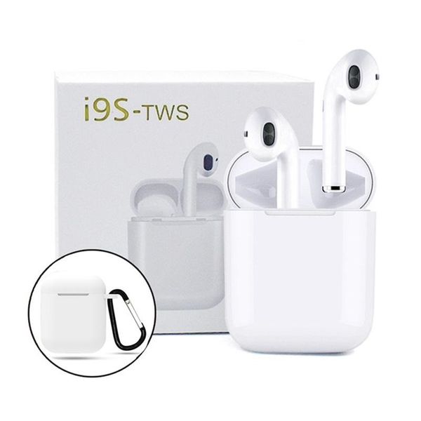 

new i9s tws wireless headphones bluetooth 5.0 earphone stereo sports earbuds headset with charging box mic for smart phone r0701