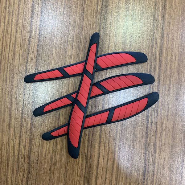 

4pcs white car door edge rim rear view mirror molding trim diy protector strip