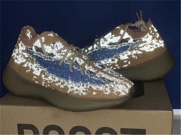 

est authentic 380 blue oat fy5137 reflective bloarf running shoes men women kanye west mist alien wave runner sneakers with original box