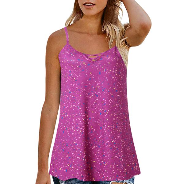 

muqgew clothes for pregnant women summer printed sleeveless vest blouse tank camis clothes hamile elbisesi #y3, White