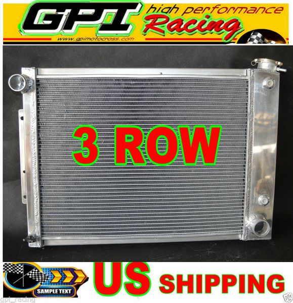 

3row aluminum radiator for camaro/ firebird trans am 350 396 big block v8 a/t