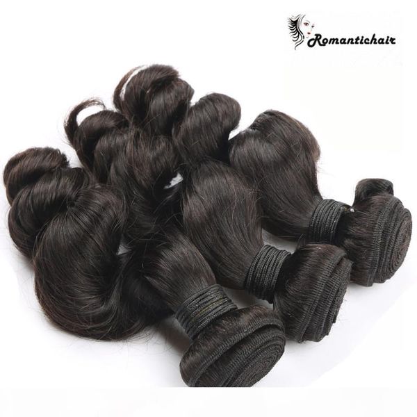

100% virgin hair malaysian peruvian mongolian cambodian indian loose wave unprocessed brazilian hair bundles human hair extensions, Black