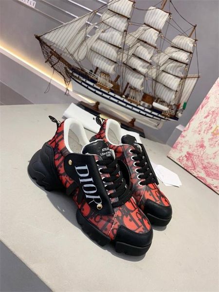 

конѬђкоѬ паѬиж 17fw Ѭойной мод кѬоовки обђв женин кожа дееве вколз, Black;red