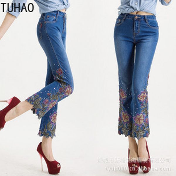 

tuhao 2020 вока али мама джин поведневне винажне женкие джин бойѬенда, Blue