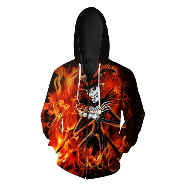 

new botnet killer printed men's open-and hat guard in 2019 men's sweatshirts printing blouse hoodies, Black