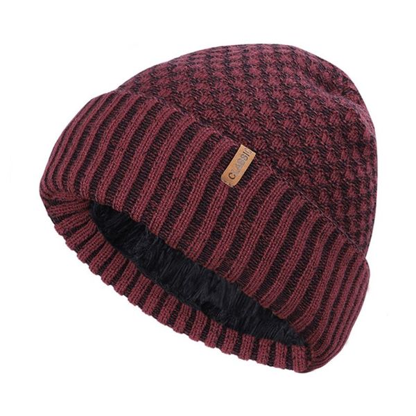 

fashion men women knit hat creative new letter autumn and winter thick warm hats 094b