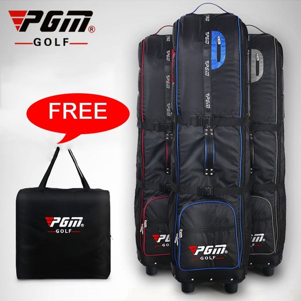 

pgm brand golf aviation bag waterproof nylon large capacity golf bag practical foldable airplane travel thicken cover d0070