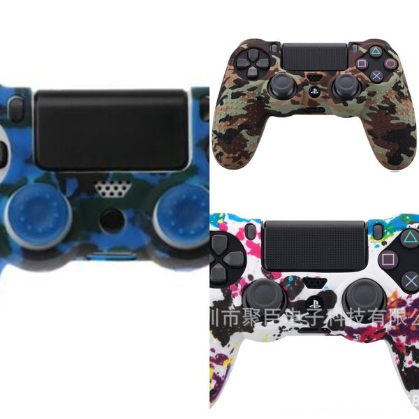 

xisgx камуфляж силиконовой резины кожа случае крышка контроллер для ps4 protector