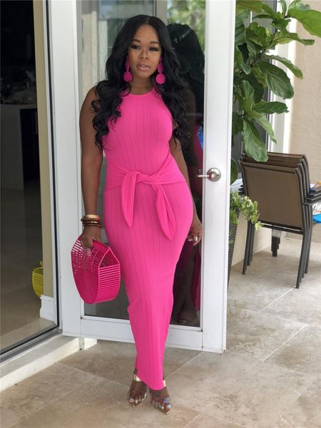 

summer candy color women dress female crew neck dresses with sashes ladies sleeveless holidays dresses, Black;gray