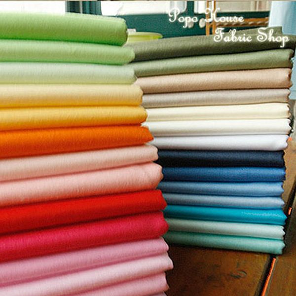 

160cm x 50cm solid color 43 colors cotton fabric,diy handmade fabric for patchwork doll cloth home craft textiles, Black;white