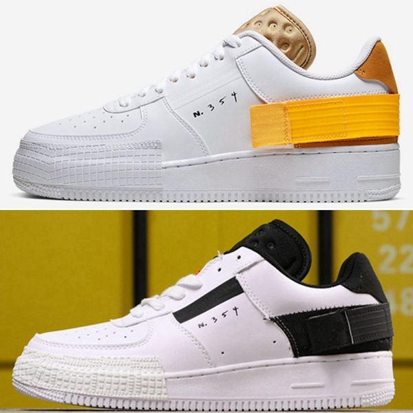 

2019 new type n.354 utility 1s gold white black mens running shoes sports skateboard dunk one forced women sneakers des chaussures zapatos
