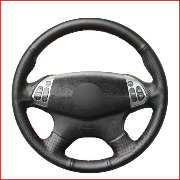 

mewant black artificial leather steering wheel cover for tl 2004 2005 2006