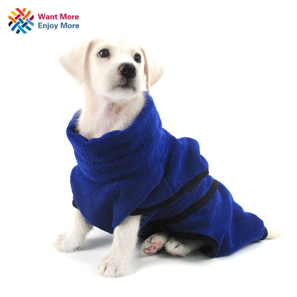 

pet towel super absorbent dog bathrobe superfine fiber towel quick dry cat bath dog bath warm clothes quickly drying