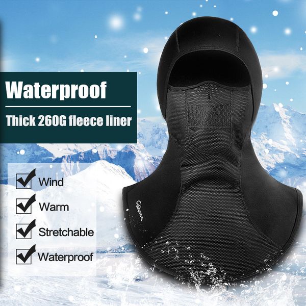

2020 мотоцикл winter флис теплая маска для лица anti-пыли водонепроницаемый сноуборд лица щит шляпы шеи шлем для лыж маска балаклава