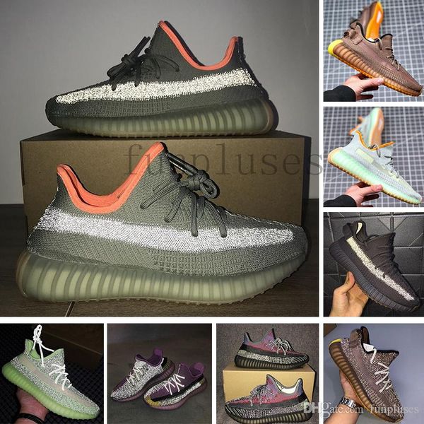 

2020 new kanye west desert sage cinder tailgate yeshaya yecheil yeezreel running shoes v2 earth reflective sneakers with box stock x size 13