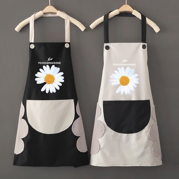 

aprons household kitchen apron women fashion waterproof and oil proof