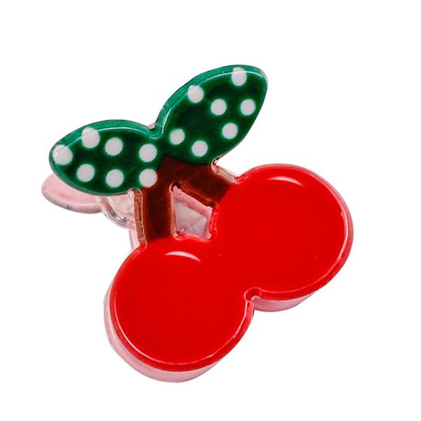 

girls hair clips headdress small clip cartoon fruit small fresh princess hairpin baby clip bangs hairpin, Slivery;white