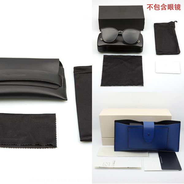 

gm grade case case five-piece set sun leather glasses box white blue v glasses box