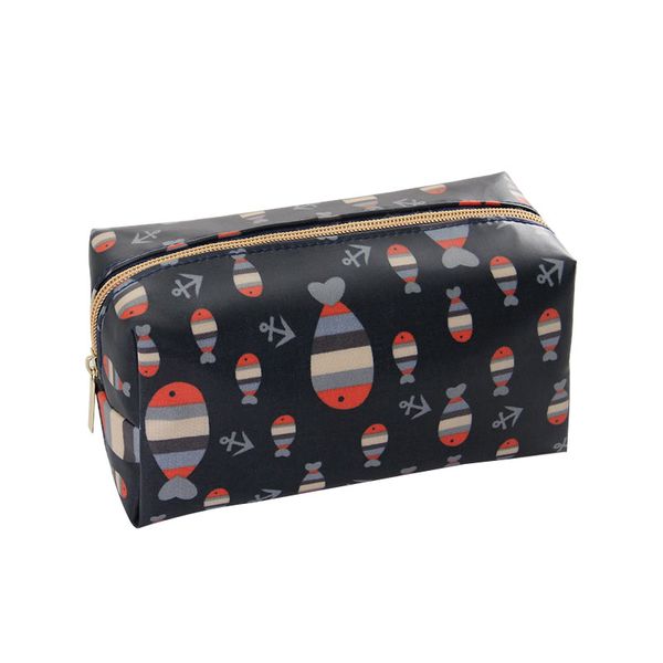 

new-1 pc cartoon cosmetic bag pattern women make up bag travel toiletry