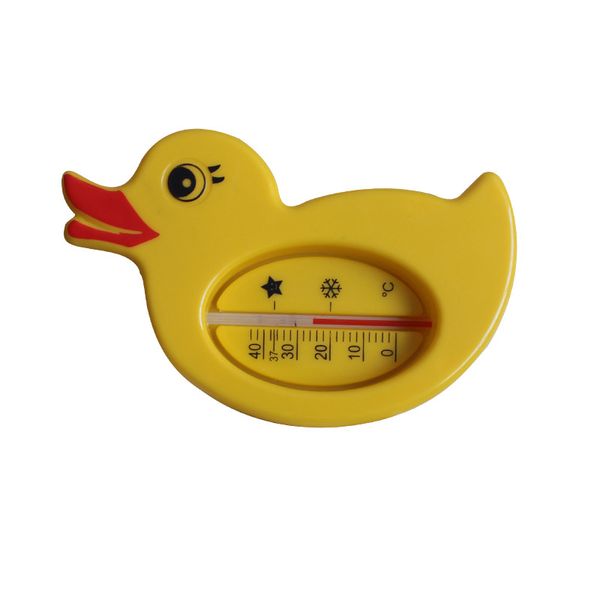 

baby shower thermometer water temperature yellow duck cartoon cute bath bathtub bathing supplies kids infant room indoor toys