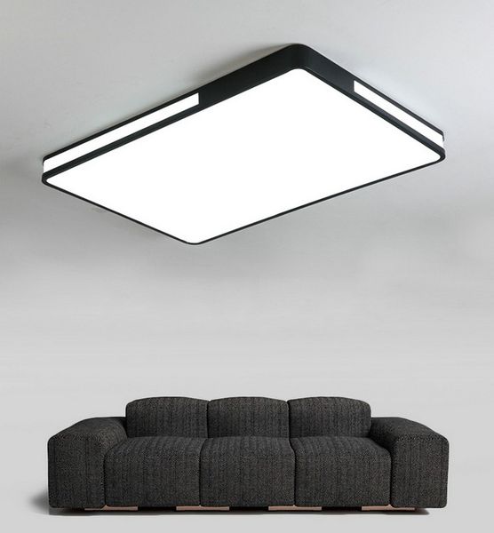 2019 Modern Ceiling Lights Fixture Living Room Bedroom Dining Room Plafondlamp Black White Color Remote Control Dimmable Ceiling Lamp Llfa From