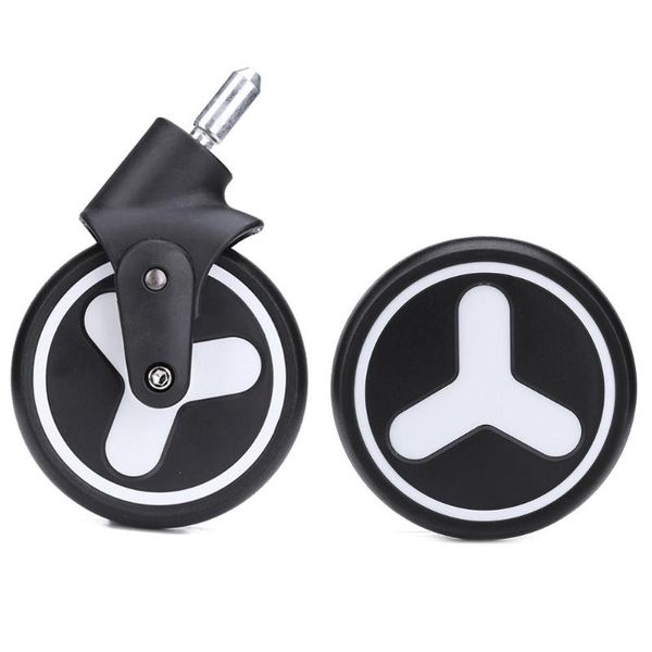 

rubber front wheels back rear wheel excellent pu rubber for yoyaplus series baby stroller front wheel diameter about 13 cm