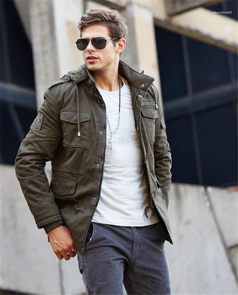 

loose cotton outerwear mens new fashion jacket mens designer jackets long plus velvet warm mens casual coat large size, Black;brown