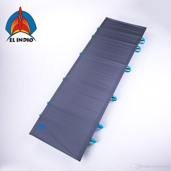 

el indio portable ultralight folding single camp bed travel cot tent bed aluminium alloy metal frame outdoor camping hiking fishing beds