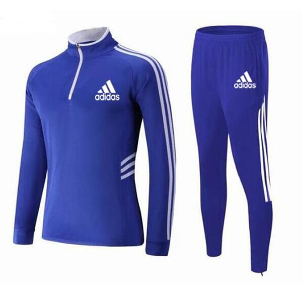 

kids new long sleeve sportswear football breathable children's training motion clothing + pants 2ps champion suits set