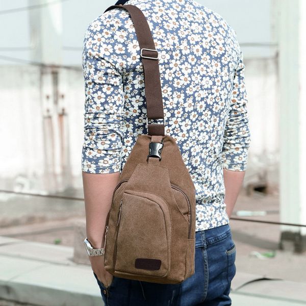 

jodimitty male chest bags -theft bag men shoulder bags men hidden chest retro crossbody bag