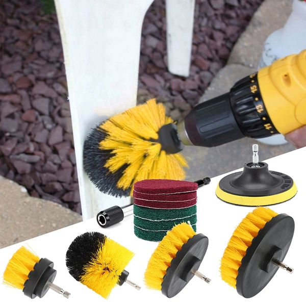 

12шт дрель щетка для чистки насадки для ванной кухни очистки