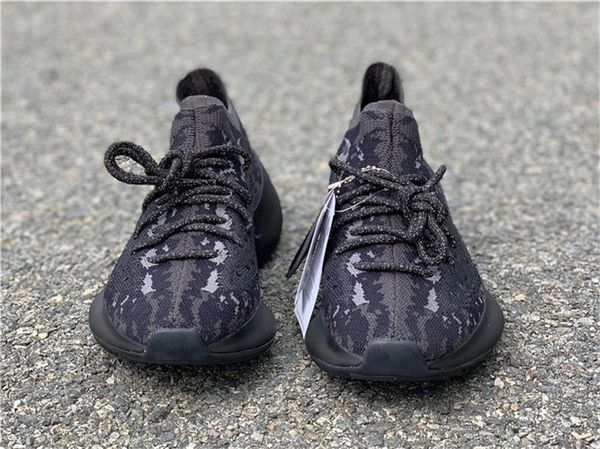 

originals 380 alien alein white black fb6878 fb7876 running shoes men women wave runner kanye west authentic shoes size 5-13