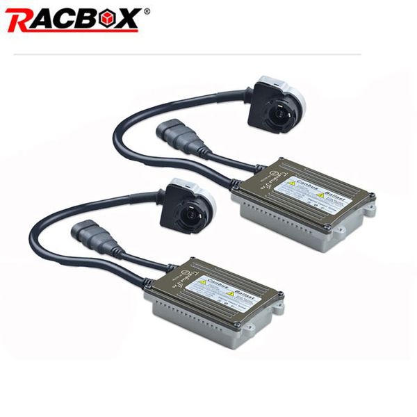 

d2 2pcs 12v 35w fast bright slim d2s hid xenon ballast d2r canbus ignition black for car hid headlight bulb one year warranty