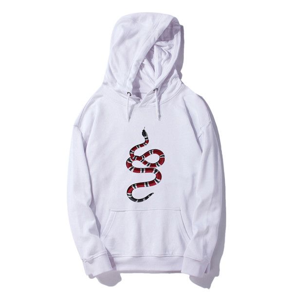 

19fw new luxurious italy brand design hooded hoodie men women fashion snake print casual streetwear sweatshirts outdoor sweatshirt, Gray;blue