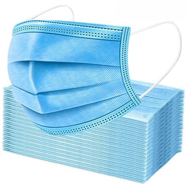 

6zk9 3 слоя одноразового лица пылезащитный рот er 50шт маски набор пыли original 50шт маска черный синий