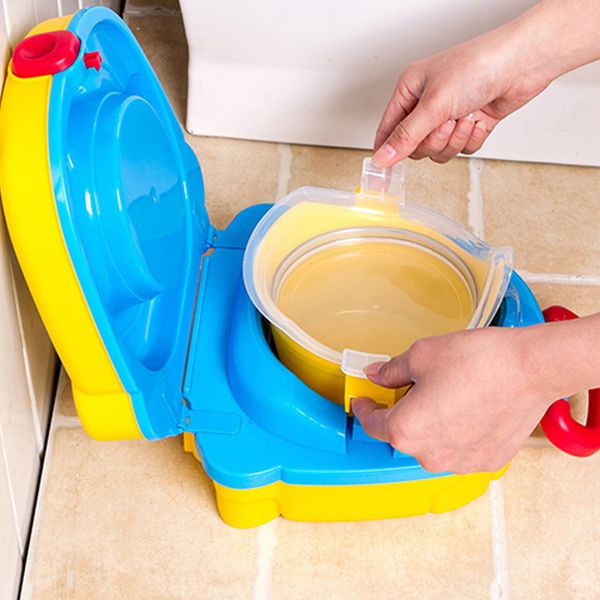 

portable outdoor with handle kids potty training car toilet seat cute urinal toddler pp travel large capacity