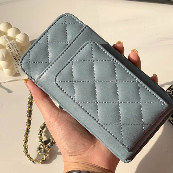 

chain bags bag genuine bags women lady shoulder lattice fashion chain purses mobile leather messenger bag diamond phone quality nahuu, Red;black