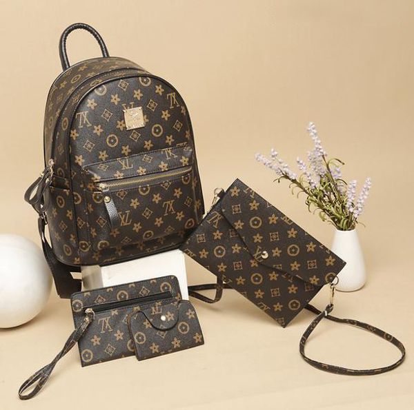 

the est brand ladies fashion print backpack european and american classic retro travel backpack buy one get three cost in