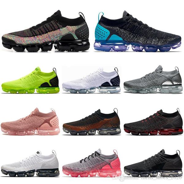 

2020 running shoes punch chrome dusty cactus air max vapormax fly 2.0 breathable mens trainers sports sneakers us5.5-11