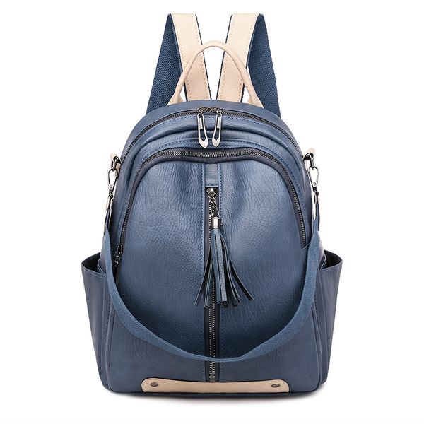 

fashion bag women anti-theft backpack waterproof rucksack shoulder school bags for teenage girls soft leather travel backpacks