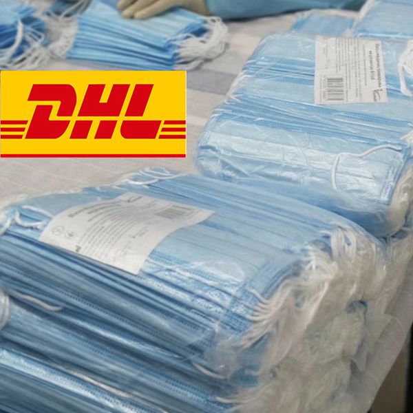 

in stock 1000 pcs 3 layers disposable masks face masks 3-plyi mask ship