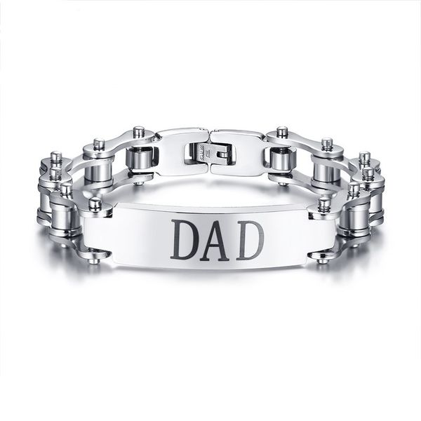 

Silver Color Fashion Simple Men's Bangle Stainless Steel Bracelet Watchband Jewelry Gift for Father's Day J505