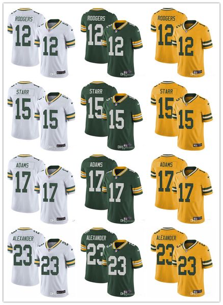 

Green bay men 039 women 039 youth packer 12 aaron rodger 23 jaire alexander 17 davante adam 15 bart tarr green white cu tom footba