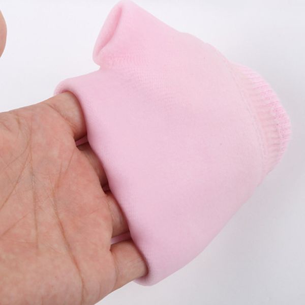

spa plant essential oil gel skin care gloves cotton beauty hand skin care mittens fashion simple solid color silicone glove, Blue;gray