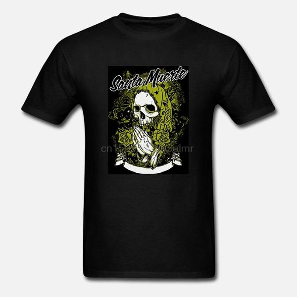 

святая смерть тенниска santa muerte испания испанский s-3xl, White;black