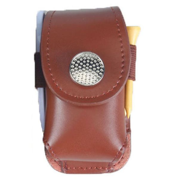 

portable golf bags golf player carry holder waist pouch bag leather cool tee pockets sports accessory