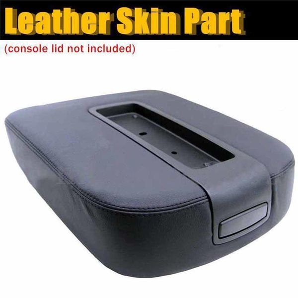 

synthetic leather car center console lid armrest cover car, etc for chevy black