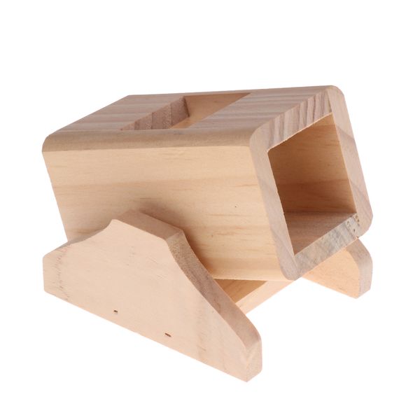 

natural wood cask cage toy pet hamster mice guinea pigs excise toy barrel