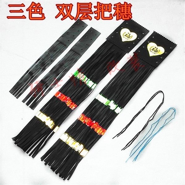 

motorcycle color handle motorcycle scooter pure leather streamer set decorative tassel