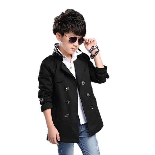 

2019 new arrival pydownlake baby boys trench coat 5t-16t children double breasted long sleeve outwear kids jackets fashion overcoat, Camo